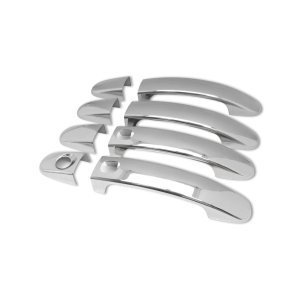 Ford Ranger Door Handle Cover - Omac - Gloss Silver - '19-'23 Ford Ranger Door Handle Cover - Omac - Gloss Silver - '19-'23